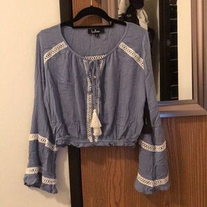 NWT long sleeve crop top